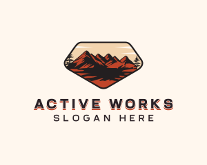 Mountain Trek Adventure logo design