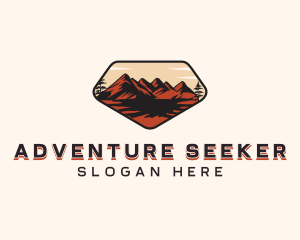 Mountain Trek Adventure logo design