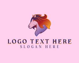 Equine Horse Animal logo