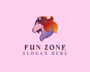 Equine Horse Animal logo design