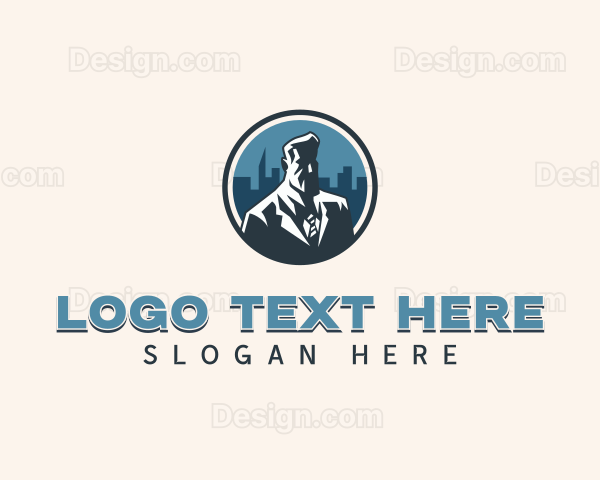 Corporate Businessman Suit Logo