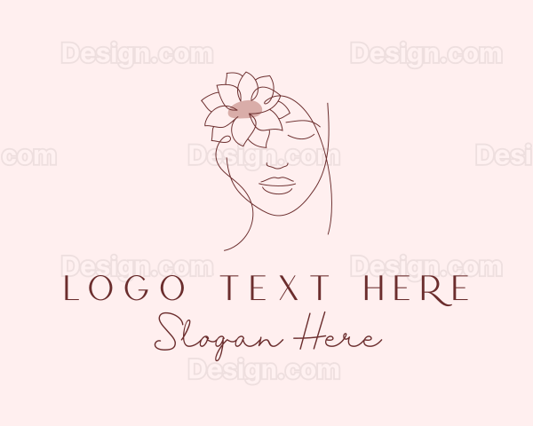 Beauty Aesthetician Woman Logo