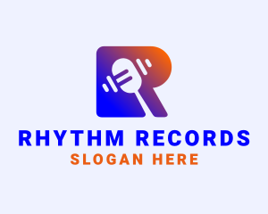Recording Studio Podcast Mic logo