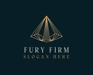 Upscale Pyramid Firm logo design