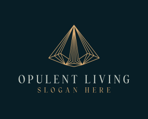 Upscale Pyramid Firm logo design