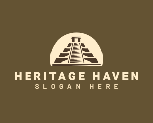 Mayan Pyramid Architecture logo