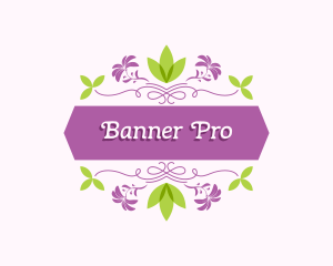 Floral Craft Banner logo design