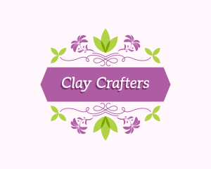 Floral Craft Banner logo design