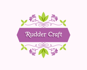 Floral Craft Banner logo design