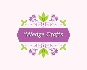 Floral Craft Banner logo design