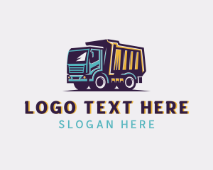 Dump Truck Trucking logo