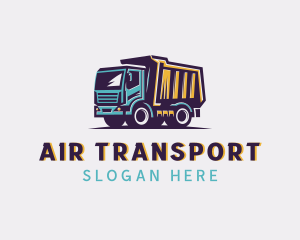 Dump Truck Trucking logo design