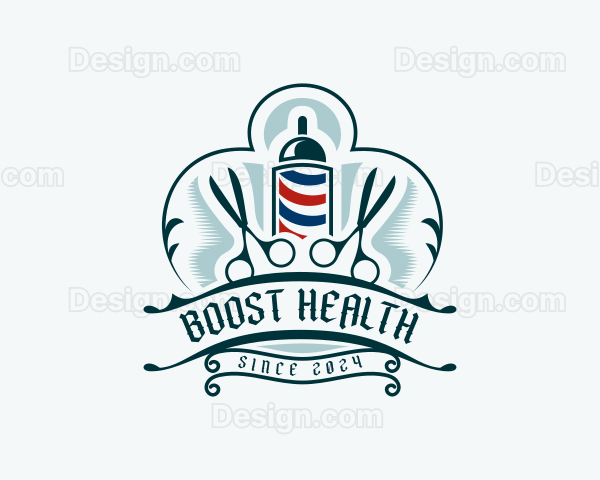 Haircut Barbershop Scissors Logo