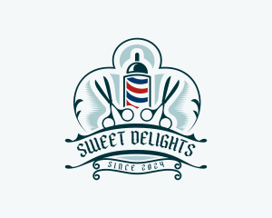 Haircut Barbershop Scissors Logo