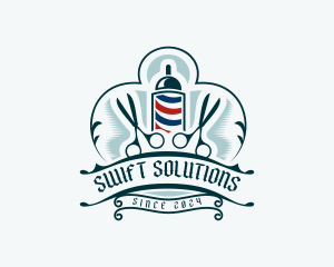 Haircut Barbershop Scissors Logo