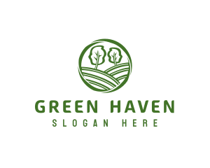 Green Tree Hills  logo design