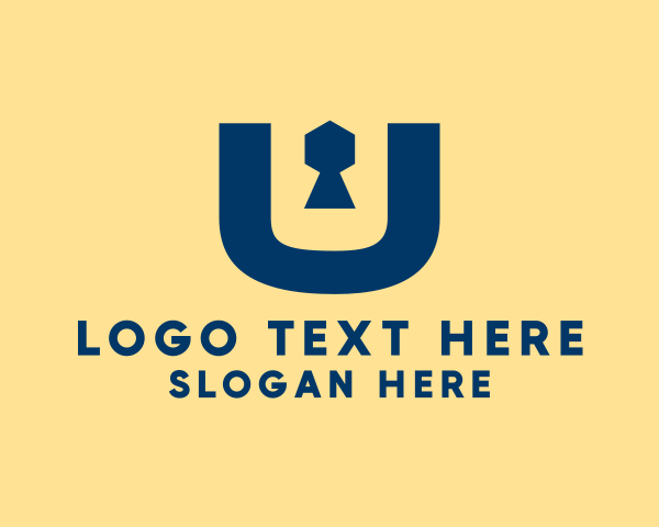 Letter U logo example 3