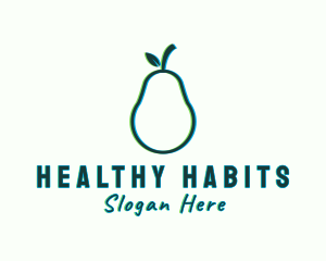 Natural Pear Fruit logo