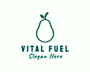 Natural Pear Fruit logo