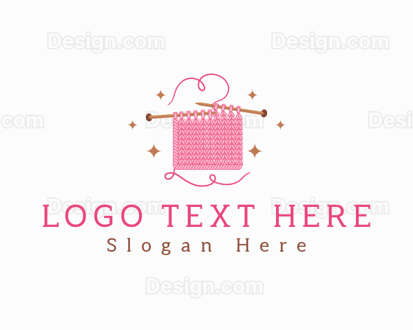 Crochet Knitting Wool Logo