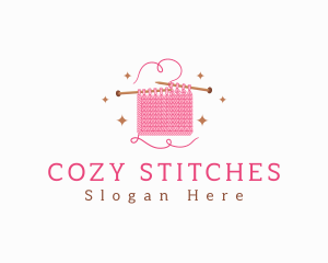 Crochet Knitting Wool logo design