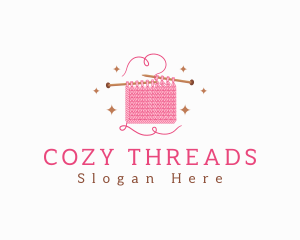 Crochet Knitting Wool logo design