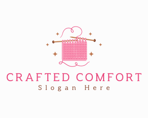 Crochet Knitting Wool logo design