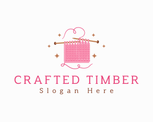 Crochet Knitting Wool logo design