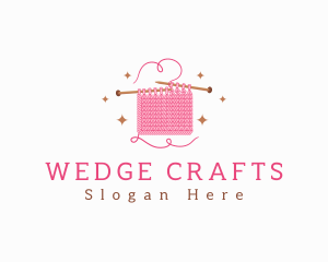 Crochet Knitting Wool logo design