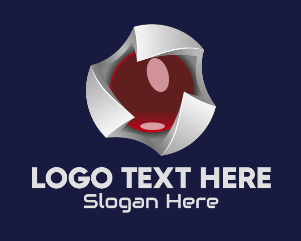 Futuristic logo example 2