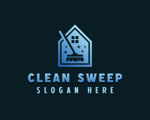 Janitorial Clean Sanitation logo design