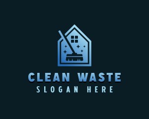 Janitorial Clean Sanitation logo design