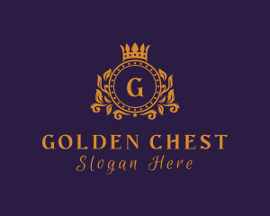 Golden Royal Crown logo design