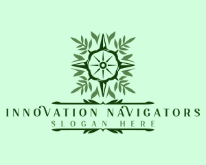 Compass Voyage Navigation logo design