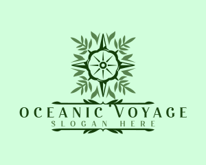 Compass Voyage Navigation logo design