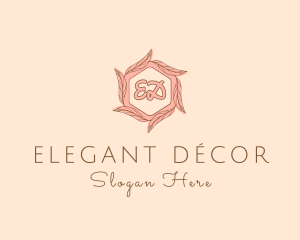 Elegant Leaf Salon Cosmetics logo design