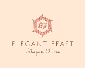 Elegant Leaf Salon Cosmetics logo design