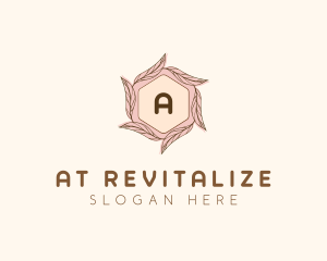 Elegant Leaf Salon Cosmetics logo design