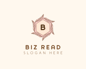 Elegant Leaf Salon Cosmetics logo design