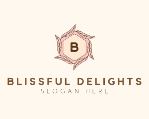 Elegant Leaf Salon Cosmetics logo design