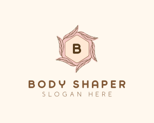 Elegant Leaf Salon Cosmetics logo design