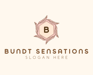 Elegant Leaf Salon Cosmetics logo design