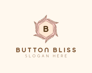 Elegant Leaf Salon Cosmetics logo design