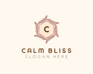 Elegant Leaf Salon Cosmetics logo design