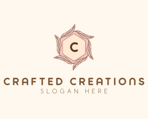 Elegant Leaf Salon Cosmetics logo design