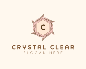 Elegant Leaf Salon Cosmetics logo design