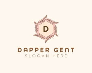 Elegant Leaf Salon Cosmetics logo design