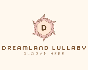 Elegant Leaf Salon Cosmetics logo design