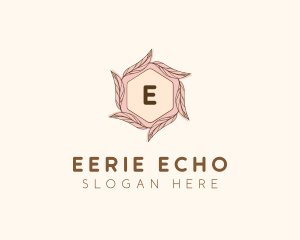 Elegant Leaf Salon Cosmetics logo design