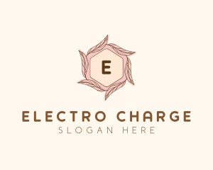 Elegant Leaf Salon Cosmetics logo design